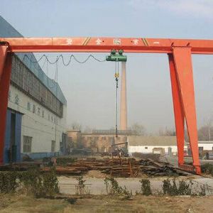 MH型3-16噸電動(dòng)葫蘆單梁門式起重機(jī)（箱體形狀）